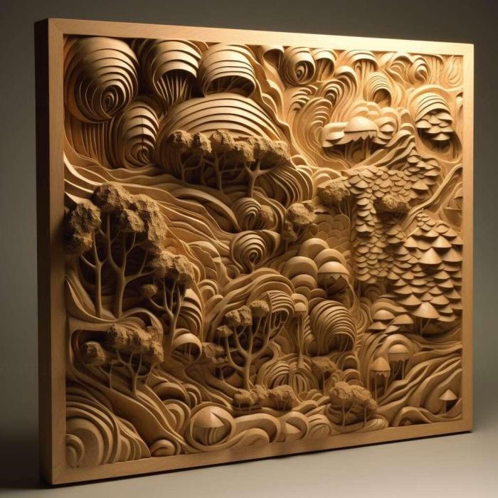 نموذج ثلاثي الأبعاد لآلة CNC 3D Art 